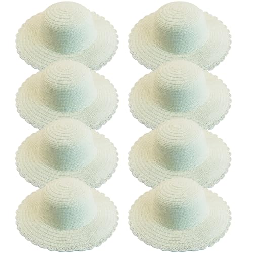 Hbbgdiy Kinder Strohhut, 8pcs DIY Hbbgdiy Kinder Strohhut, 8pcs DIY von Hbbgdiy