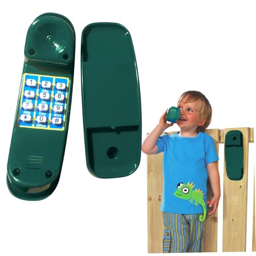 Hbbgdiy Kindertelefon, 8, 5 -Zoll -Simulationsspielzeugtelefon mit Basis- und digitalen Tasten, sicheres reibungsloses und pädagogisches Spielhauszubehör für interaktives Lernen im Alter von 3+, grün Hbbgdiy Kindertelefon, 8, 5 -Zoll -Simulationsspielzeugtelefon mit Basis- und digitalen Tasten, sicheres reibungsloses und pädagogisches Spielhauszubehör für interaktives Lernen im Alter von 3+, grün von Hbbgdiy