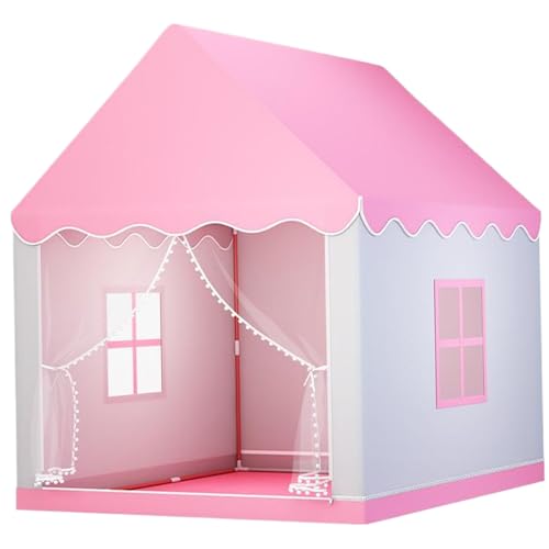 Hbbgdiy Kinderzelt Indoor, 41 x 49 x 50 Zoll atmungsaktives Spielzelt mit Mesh-Türvorhang, abnehmbares Kinderspielhaus mit Metallunterstützung für 1-12 Jahre altes Kleinkind, Stil 1 Hbbgdiy Kinderzelt Indoor, 41 x 49 x 50 Zoll atmungsaktives Spielzelt mit Mesh-Türvorhang, abnehmbares Kinderspielhaus mit Metallunterstützung für 1-12 Jahre altes Kleinkind, Stil 1 von Hbbgdiy