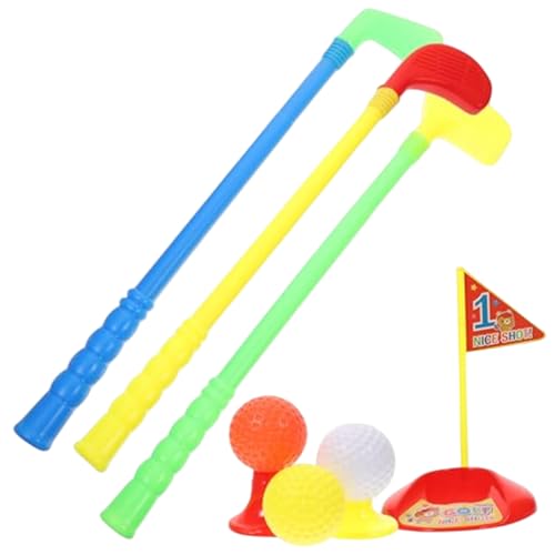 Hbbgdiy Kleinkind -Golf -Set, interessantes Kindergolf -Set mit Putter, Bällen, Flaggen und mehr Übungsspielzeug zum Training, um zu schwingen, Schwingen Hbbgdiy Kleinkind -Golf -Set, interessantes Kindergolf -Set mit Putter, Bällen, Flaggen und mehr Übungsspielzeug zum Training, um zu schwingen, Schwingen von Hbbgdiy