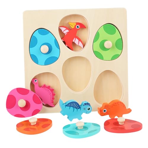 Hbbgdiy Kleinkindholz -Rätsel, 7x7 Zoll Montessori Spielzeug, Dinosaurier -Matching Ego -Kleinkind -Rätsel, Vorschullernspielzeug für Kinder 3+ Geburtstagsgeschenke Hbbgdiy Kleinkindholz -Rätsel, 7x7 Zoll Montessori Spielzeug, Dinosaurier -Matching Ego -Kleinkind -Rätsel, Vorschullernspielzeug für Kinder 3+ Geburtstagsgeschenke von Hbbgdiy