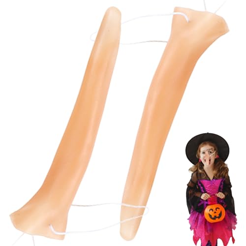 Hbbgdiy Lange Nase 2pcs 6 Zoll PVC gefälschte Nase mit Gummiband für Kinder und Erwachsene Halloween-Accessoires für Cosplay, Dress-up von Hbbgdiy
