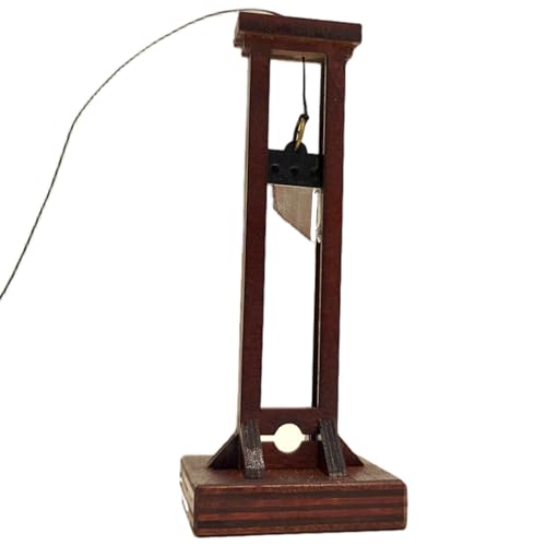 Hbbgdiy Mini Guillotine, Holz Guillotine Gallows Gefängniskäfigmodell Miniatur -Spielzeugsoldaten Aktion Figuren Zubehör Hbbgdiy Mini Guillotine, Holz Guillotine Gallows Gefängniskäfigmodell Miniatur -Spielzeugsoldaten Aktion Figuren Zubehör von Hbbgdiy