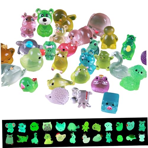 Hbbgdiy Mini -Harz -Tiere, 250pcs niedliche leuchtende Mini -Harz -Tiere, lebendige Feengartenzubehör, Wohnkultur für Innenräume, Outdoor Hbbgdiy Mini -Harz -Tiere, 250pcs niedliche leuchtende Mini -Harz -Tiere, lebendige Feengartenzubehör, Wohnkultur für Innenräume, Outdoor von Hbbgdiy