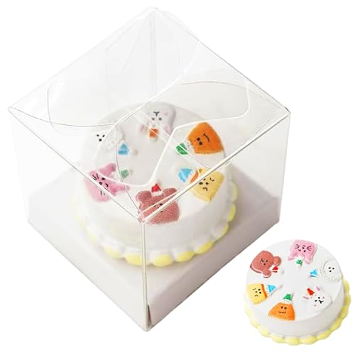 Hbbgdiy Mini -Kuchen, 1/12 Skala Mini -Harz -Lebensmittel mit klarer Kiste, realistische kleine Dessertgebäckbäckerei für Puppenhausküchen und Esszimmer 2 Sets Hbbgdiy Mini -Kuchen, 1/12 Skala Mini -Harz -Lebensmittel mit klarer Kiste, realistische kleine Dessertgebäckbäckerei für Puppenhausküchen und Esszimmer 2 Sets von Hbbgdiy