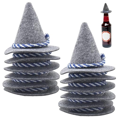 Hbbgdiy Mini Witch Hut 12pcs 3, 9 x 3, 2 Zoll Schwarze Filzzauberer -Hüte für Halloween -Dekor, Weinflaschen -Topper, DIY -Kunsthandwerk, Party -Gefälligkeiten und Kuchen -Topper Hbbgdiy Mini Witch Hut 12pcs 3, 9 x 3, 2 Zoll Schwarze Filzzauberer -Hüte für Halloween -Dekor, Weinflaschen -Topper, DIY -Kunsthandwerk, Party -Gefälligkeiten und Kuchen -Topper von Hbbgdiy