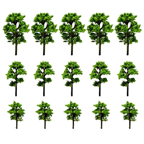 Hbbgdiy Miniaturbäume, 15 Prozent Plastik -Mini -Modellbäume, grüne Miniaturpflanzen für Moos Bonsai Micro Landscape Fairy House Accessoires Hbbgdiy Miniaturbäume, 15 Prozent Plastik -Mini -Modellbäume, grüne Miniaturpflanzen für Moos Bonsai Micro Landscape Fairy House Accessoires von Hbbgdiy