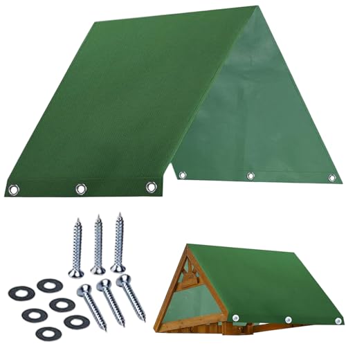 Hbbgdiy Playset Canopy -Austausch, 90 x 43 Zoll 600D Swing Set Ersatzplane mit Tarp- und Montageschrauben Wasser und sonnenbeständig die ganze Saison über grüne Sonnenschutz für Spielhaus/Spielplatz Hbbgdiy Playset Canopy -Austausch, 90 x 43 Zoll 600D Swing Set Ersatzplane mit Tarp- und Montageschrauben Wasser und sonnenbeständig die ganze Saison über grüne Sonnenschutz für Spielhaus/Spielplatz von Hbbgdiy