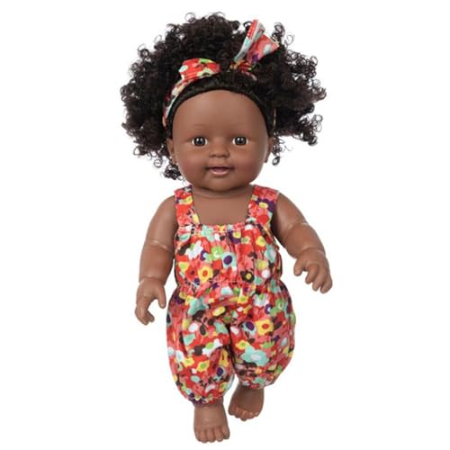 Hbbgdiy Schwarze Babypuppen 12 '' Vinyl Soft & Safe Realistic Babypuppen Afrikanische Locken wiedergeboren für Jungen Mädchen Geschenk, Stil 2. Hbbgdiy Schwarze Babypuppen 12 '' Vinyl Soft & Safe Realistic Babypuppen Afrikanische Locken wiedergeboren für Jungen Mädchen Geschenk, Stil 2. von Hbbgdiy