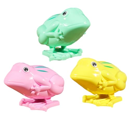 Hbbgdiy Springfrösche, 3pcs Frosch auf Spielzeug Plastik -Cartoon -Uhrwerke winden Sich Frösche, niedliche Kinderspielzeug für Jungen, Mädchen Ostereier Eierkorb Füllfüllung Party Gefälligkeiten Hbbgdiy Springfrösche, 3pcs Frosch auf Spielzeug Plastik -Cartoon -Uhrwerke winden Sich Frösche, niedliche Kinderspielzeug für Jungen, Mädchen Ostereier Eierkorb Füllfüllung Party Gefälligkeiten von Hbbgdiy