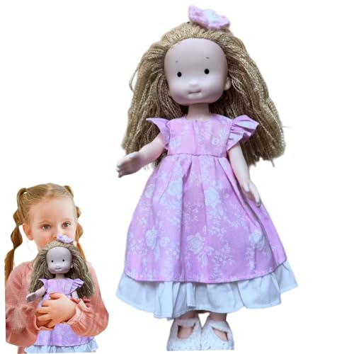 Hbbgdiy Stoffpuppe gut gekleidete 11-Zoll-Vinyl-Stoffpuppen für Mädchen mit langem Haarrealistik und kuscheligen Sammlerspielzeug, Baby Girl Geschenke Hbbgdiy Stoffpuppe gut gekleidete 11-Zoll-Vinyl-Stoffpuppen für Mädchen mit langem Haarrealistik und kuscheligen Sammlerspielzeug, Baby Girl Geschenke von Hbbgdiy