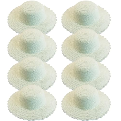Hbbgdiy Strohhut Kinder, 8pcs DIY Hbbgdiy Strohhut Kinder, 8pcs DIY von Hbbgdiy
