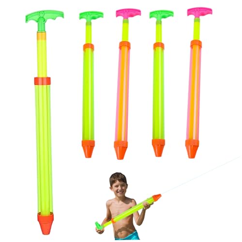 Hbbgdiy Wasserpistole Langer Wasser -Squirter 5pcs 43 cm Fun Soaker Gun für Swimming Pool Beach Garden Outdoor für Kinderpool -Spielzeug (zufällige Farbe) von Hbbgdiy