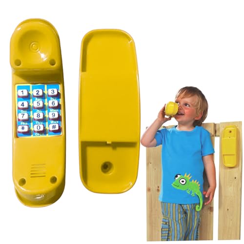 Kindertelefon, 8, 5 -Zoll -Simulation Spielzeugtelefon mit Basis- und digitalen Tasten, sicheres reibungsloses und pädagogisches Spielhauszubehör für interaktives Lernen im Alter von 3+, Gelb, Gelb Kindertelefon, 8, 5 -Zoll -Simulation Spielzeugtelefon mit Basis- und digitalen Tasten, sicheres reibungsloses und pädagogisches Spielhauszubehör für interaktives Lernen im Alter von 3+, Gelb, Gelb von Hbbgdiy