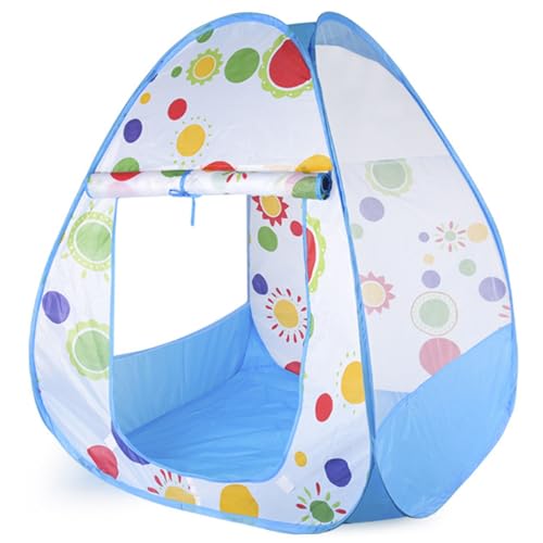 Kinderzelt im Innen, Faltbare Kinder Spielen Zelt, atmungsaktive Ballgrube, Play House für Mädchen, Jungen, Blau Kinderzelt im Innen, Faltbare Kinder Spielen Zelt, atmungsaktive Ballgrube, Play House für Mädchen, Jungen, Blau von Hbbgdiy