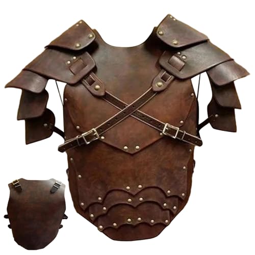 Mittelalterliche Ritterrüstung, Brustpanzer aus PU-Leder für Herren, Verstellbarer Wikinger-Brustpanzer, Kostüm für Halloween, Cosplay, Party. Ritterrüstung, Lederrüstung, aus Leder Mittelalterliche Ritterrüstung, Brustpanzer aus PU-Leder für Herren, Verstellbarer Wikinger-Brustpanzer, Kostüm für Halloween, Cosplay, Party. Ritterrüstung, Lederrüstung, aus Leder von Hbbgdiy