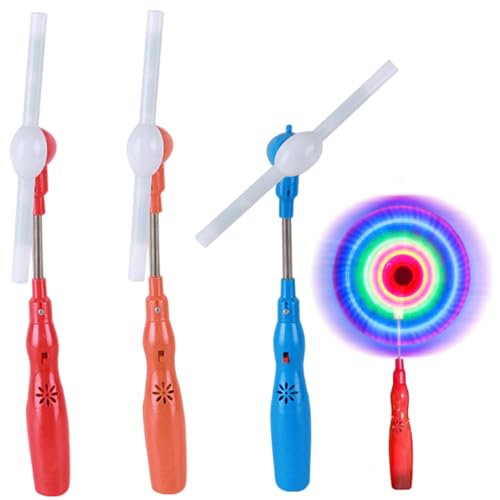 Spinning Light Up Toy, 3PCS Safe & Fun LED Leuchten Leuchten mit Musik, Plastikwindmühle für Kindergeburtstagsfeier, zufällige Farbe Spinning Light Up Toy, 3PCS Safe & Fun LED Leuchten Leuchten mit Musik, Plastikwindmühle für Kindergeburtstagsfeier, zufällige Farbe von Hbbgdiy