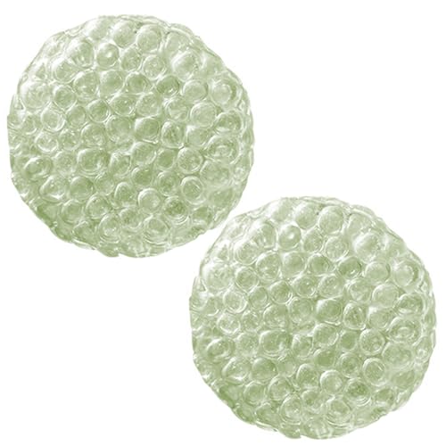 Stressbällchen für Erwachsene/Kinder, 2pcs tragbare Stress -Squeeze -Spielzeug mit lautem Geräusch, Ultra Soft Anxiety Relief Toys for Party Gunst, Schullehnung Plastik -Perlenspielzeug Dekompressio von Hbbgdiy