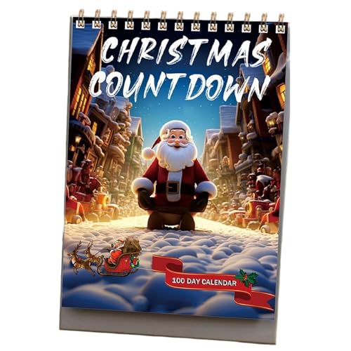 Weihnachts -Countdown -Kalender Abreißende 100 -Tage -Stand Desk Kalender Festliche Adventsdekoration für Home Office Holiday Decor Weihnachten Weihnachts -Countdown -Kalender Abreißende 100 -Tage -Stand Desk Kalender Festliche Adventsdekoration für Home Office Holiday Decor Weihnachten von Hbbgdiy