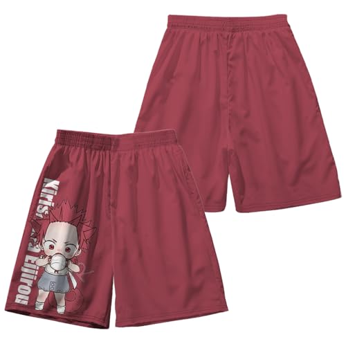 Anime Beach Shorts Midoriya Izuku Bakugou Katsuki Uraraka Ochako 3D Gedruckte Shorts, Strandhosen, LäSsige Schnell Trocknende Hosen von Hcenxan