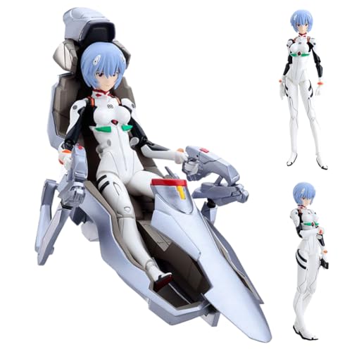Ayanami Rei Actionfigur Anime Action Austauschbares ZubehöR Schlafzimmer Desktop PVC Ornamente, EIN Geburtstagsgeschenk FüR Einen Freund von Hcenxan