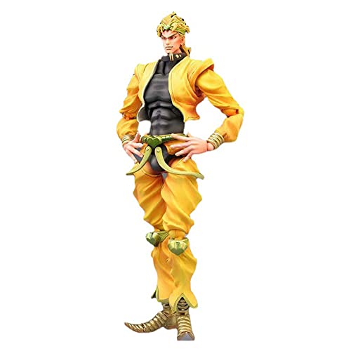 Dio Brando Anime Actionfigur Action Charakter Figur Modell Dio Brando Austauschbares ZubehöR Modell SammlerstüCke Weihnachtsdekoration Geschenke 17cm von Hcenxan