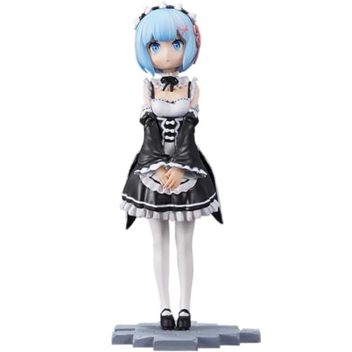 Hcenxan Anime REM Figur Maid Outfit stehend Figure Charakter Modell Schreibtisch Dekoration für Geburtstagsgeschenke von Hcenxan
