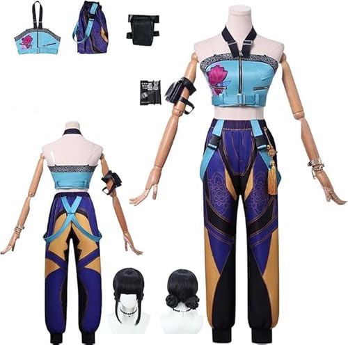 Hcenxan Anime Zoey Cosplay Kostüm Rumi Outfit Mira Rollenspiel Uniform Komplettes Set Halloween Party Karneval Dress Up mit Perücke Ring Ohrringe für Fraue Hcenxan Anime Zoey Cosplay Kostüm Rumi Outfit Mira Rollenspiel Uniform Komplettes Set Halloween Party Karneval Dress Up mit Perücke Ring Ohrringe für Fraue von Hcenxan