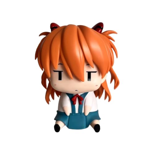 Hcenxan Asuka Langley Soryu F Figur Anime SüßEs Modell Asuka Langley Soryu Netter Stil PVC Schlafzimmer Schreibtisch Ornamente Weihnachtsdekorationen von Hcenxan