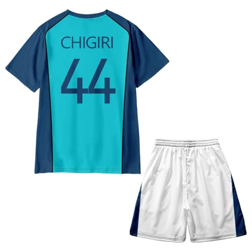 Hcenxan Bachira Meguru T-Shirt Anime Charakter Peripherie Kleidung Erwachsene 3D Farbdruck Kurzarm T-Shirt + Sport Shorts Hcenxan Bachira Meguru T-Shirt Anime Charakter Peripherie Kleidung Erwachsene 3D Farbdruck Kurzarm T-Shirt + Sport Shorts von Hcenxan