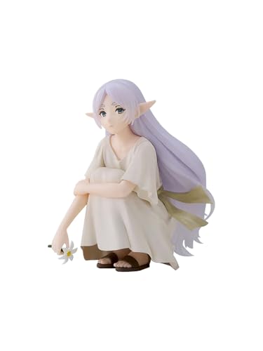 Hcenxan Frieren Figur Anime MäDchen Figur 10cm Netter Stil MäDchen Schlafzimmer Desktop Ornamente Frieren Modell, Anime Fan Geschenk von Hcenxan