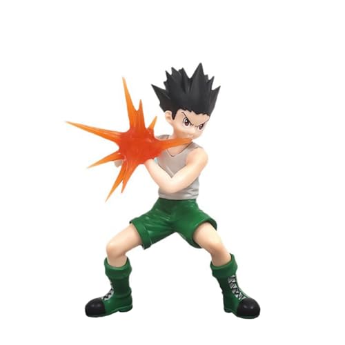 Hcenxan Gon Freecss Figur Anime Charakter Gon Freecss Figur PVC Desktop Ornamente SammlerstüCke, Geburtstagsgeschenke FüR Freunde 15CM von Hcenxan