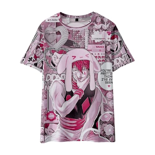 Hcenxan Killua Zaoldyeck Gon Freecss Anime T-Shirt Charakter Periphere Kleidung Manga-Stil Erwachsene 3d-Farbdruck Kurzarm-T-Shirt Hcenxan Killua Zaoldyeck Gon Freecss Anime T-Shirt Charakter Periphere Kleidung Manga-Stil Erwachsene 3d-Farbdruck Kurzarm-T-Shirt von Hcenxan