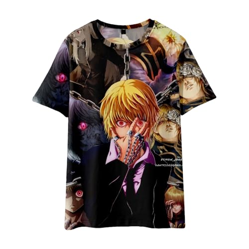 Hcenxan Killua Zaoldyeck Gon Freecss Anime T-Shirt Charakter Periphere Kleidung Manga-Stil Erwachsene 3d-Farbdruck Kurzarm-T-Shirt Hcenxan Killua Zaoldyeck Gon Freecss Anime T-Shirt Charakter Periphere Kleidung Manga-Stil Erwachsene 3d-Farbdruck Kurzarm-T-Shirt von Hcenxan