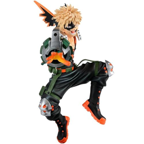 Hcenxan MHA Anime Bakugou Katsuki Figur Bakugou Katsuki Aktionsfigur Statue Schreibtischdekoration Anime Fan Geschenk von Hcenxan