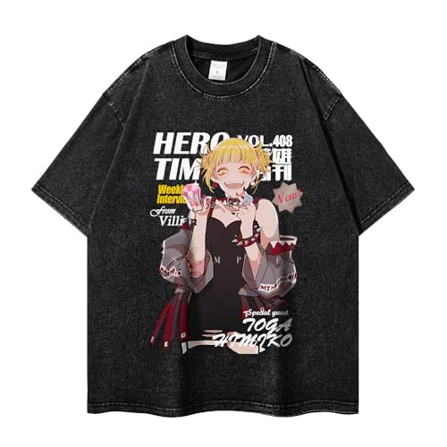 Hcenxan MHA Toga Himiko Anime Sweatshirt Anime Style Washed Distressed Style Pullover Unisex Pullover, Ein Geburtstagsgeschenk FüR Einen Freund Hcenxan MHA Toga Himiko Anime Sweatshirt Anime Style Washed Distressed Style Pullover Unisex Pullover, Ein Geburtstagsgeschenk FüR Einen Freund von Hcenxan