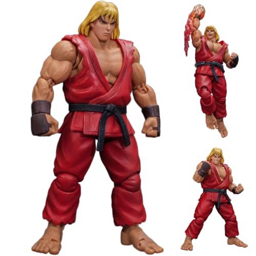 Hcenxan Master Ryu Figur Kure Raian Statue Anime Actionfigur Beweglich und Austauschbares Zubehör PVC Modell Sammlerstück Desktop Dekoration Geschenke für Fans von Hcenxan