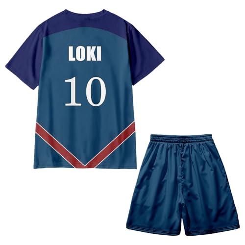 Hcenxan Seishiro Nagi Isagi Yoichi T-Shirt Anime Charakter Peripherie Kleidung Erwachsene 3D Farbe Druck Kurzarm T-Shirt + Sport Shorts Hcenxan Seishiro Nagi Isagi Yoichi T-Shirt Anime Charakter Peripherie Kleidung Erwachsene 3D Farbe Druck Kurzarm T-Shirt + Sport Shorts von Hcenxan