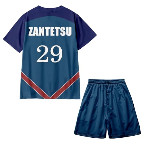 Hcenxan Seishiro Nagi Isagi Yoichi T-Shirt Anime Charakter Peripherie Kleidung Erwachsene 3D Farbe Druck Kurzarm T-Shirt + Sport Shorts Hcenxan Seishiro Nagi Isagi Yoichi T-Shirt Anime Charakter Peripherie Kleidung Erwachsene 3D Farbe Druck Kurzarm T-Shirt + Sport Shorts von Hcenxan