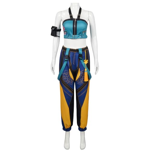 Hczetsac Erwachsene Dämonenjäger Zoey Kostüm Damen Rumi Cosplay-Kostüme Mira Halloween Anime-Kostüm (Zoey, S) von Hczetsac