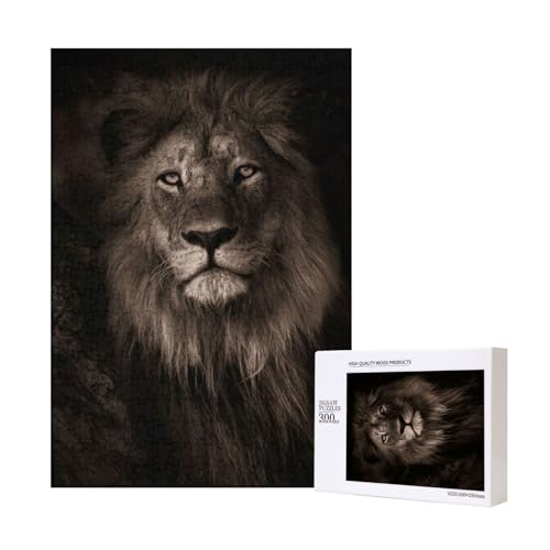 300 Teile Puzzle Holzpuzzle Spielzeug Familienspiel für Erwachsene Jugendliche,3D Löwenfall 300 Teile Puzzle Holzpuzzle Spielzeug Familienspiel für Erwachsene Jugendliche,3D Löwenfall von Hdhfjks