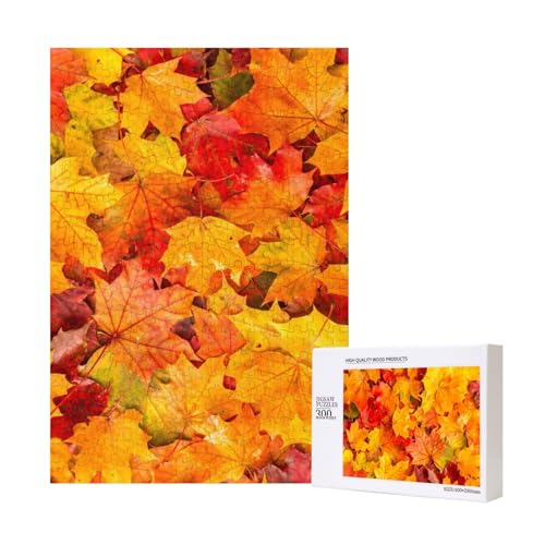 300 Teile Puzzle Holzpuzzle Spielzeug Familienspiel für Erwachsene Jugendliche,Ahornblätter 300 Teile Puzzle Holzpuzzle Spielzeug Familienspiel für Erwachsene Jugendliche,Ahornblätter von Hdhfjks