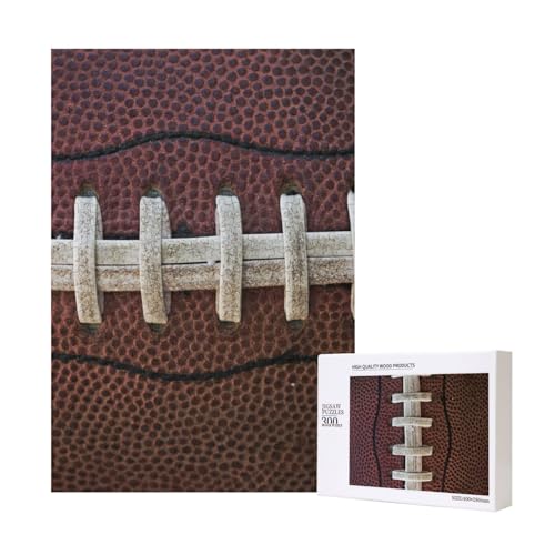 300 Teile Puzzle Holzpuzzle Spielzeug Familienspiel für Erwachsene Jugendliche,American Football Schnürsenkel 300 Teile Puzzle Holzpuzzle Spielzeug Familienspiel für Erwachsene Jugendliche,American Football Schnürsenkel von Hdhfjks
