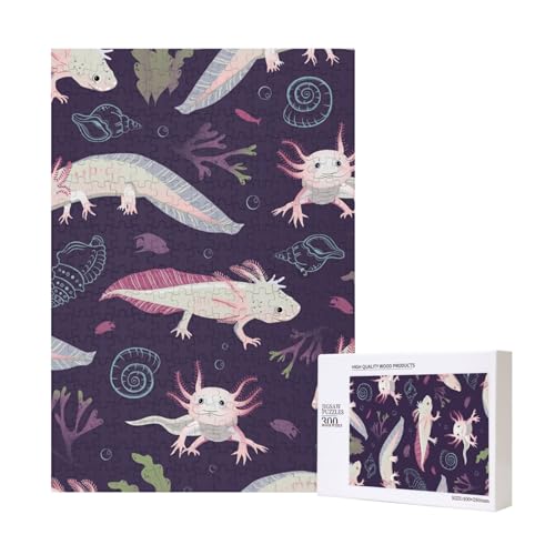 300 Teile Puzzle Holzpuzzle Spielzeug Familienspiel für Erwachsene Jugendliche,Axolotl 300 Teile Puzzle Holzpuzzle Spielzeug Familienspiel für Erwachsene Jugendliche,Axolotl von Hdhfjks