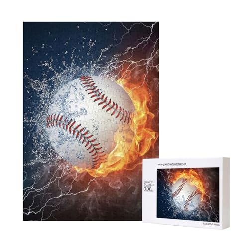 300 Teile Puzzle Holzpuzzle Spielzeug Familienspiel für Erwachsene Jugendliche,Baseball 300 Teile Puzzle Holzpuzzle Spielzeug Familienspiel für Erwachsene Jugendliche,Baseball von Hdhfjks