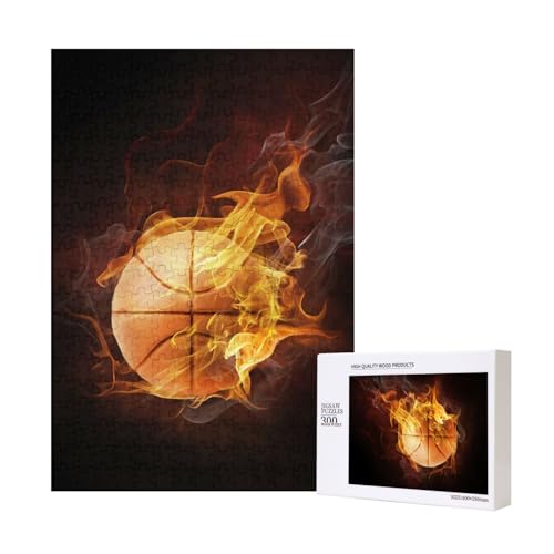 300 Teile Puzzle Holzpuzzle Spielzeug Familienspiel für Erwachsene Jugendliche,Basketball-Feuer 300 Teile Puzzle Holzpuzzle Spielzeug Familienspiel für Erwachsene Jugendliche,Basketball-Feuer von Hdhfjks
