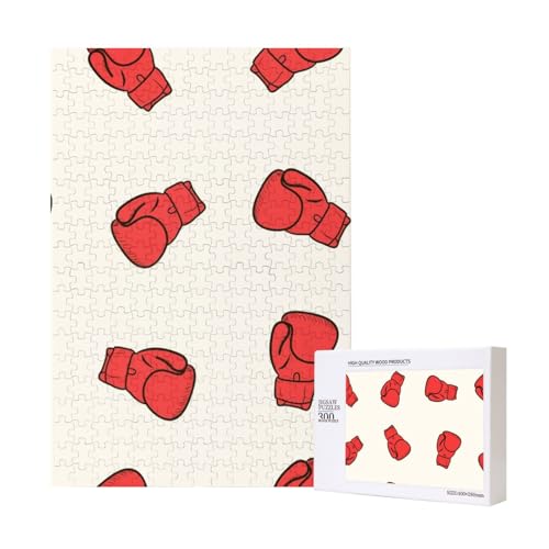 300 Teile Puzzle Holzpuzzle Spielzeug Familienspiel für Erwachsene Jugendliche,Boxhandschuhe 300 Teile Puzzle Holzpuzzle Spielzeug Familienspiel für Erwachsene Jugendliche,Boxhandschuhe von Hdhfjks