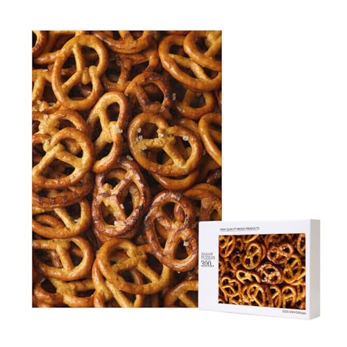 300 Teile Puzzle Holzpuzzle Spielzeug Familienspiel für Erwachsene Jugendliche,Brezel-Brot-Muster 300 Teile Puzzle Holzpuzzle Spielzeug Familienspiel für Erwachsene Jugendliche,Brezel-Brot-Muster von Hdhfjks