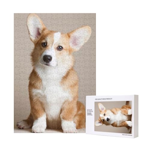 300 Teile Puzzle Holzpuzzle Spielzeug Familienspiel für Erwachsene Jugendliche,Corgi 300 Teile Puzzle Holzpuzzle Spielzeug Familienspiel für Erwachsene Jugendliche,Corgi von Hdhfjks