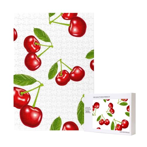 300 Teile Puzzle Holzpuzzle Spielzeug Familienspiel für Erwachsene Jugendliche,Kirschmuster 300 Teile Puzzle Holzpuzzle Spielzeug Familienspiel für Erwachsene Jugendliche,Kirschmuster von Hdhfjks